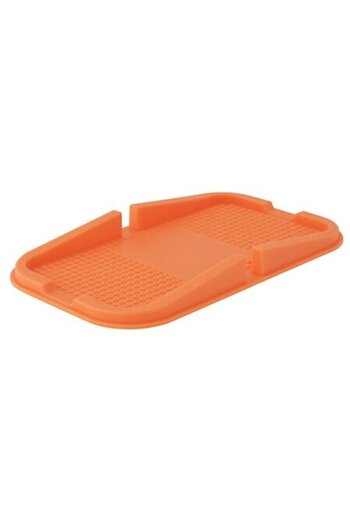 Bibilel Non-slip car dashboard mat, rubber silicone, Orange, KOF-BBL6376