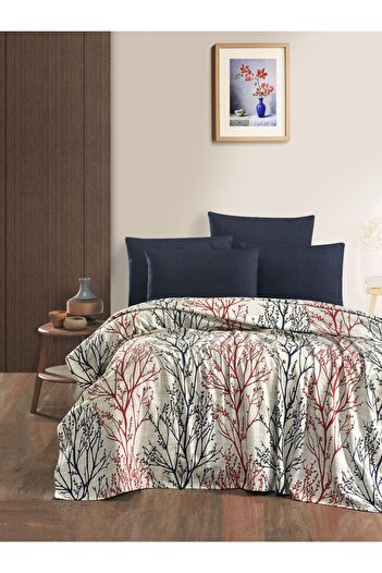 ETE HOMETEX Etehometex Double Person Printed Cotton Pique Set