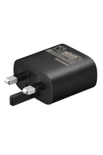 SP 25W Type-C Fast Charger Head Compatible with Samsung Phones and Type-C Devices - Black