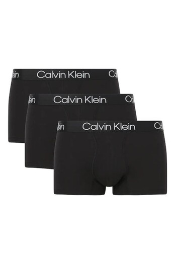 Calvin Klein , Set of boxers with logo waistband - 3 pairs, Black, XXL