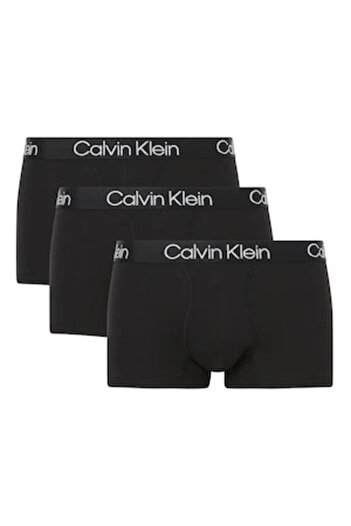 Calvin Klein , Set of boxers with logo waistband - 3 pairs, Black, XXL