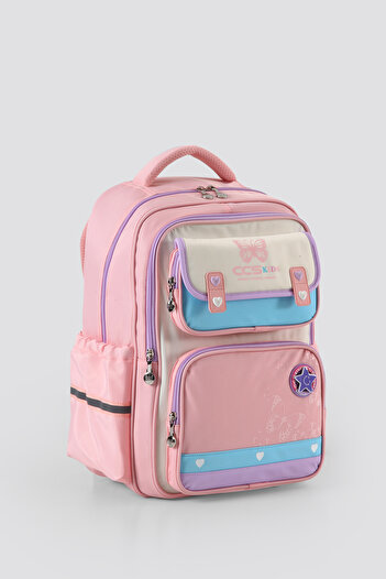 ÇÇS Waterproof Fabric Children's Multi-Eye Orthopedic Backpack School Bag 51917