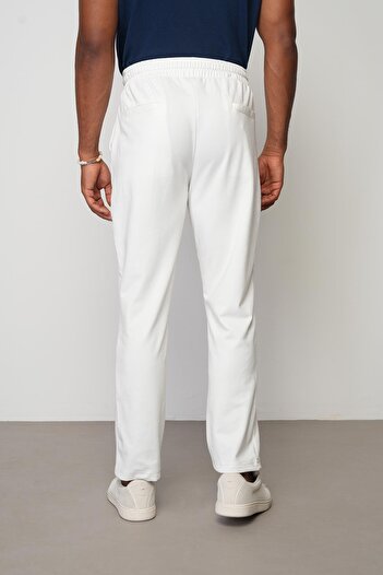 STYLE BOSS Beyaz Baggy Fit Erkek Pileli Pantolon E1028