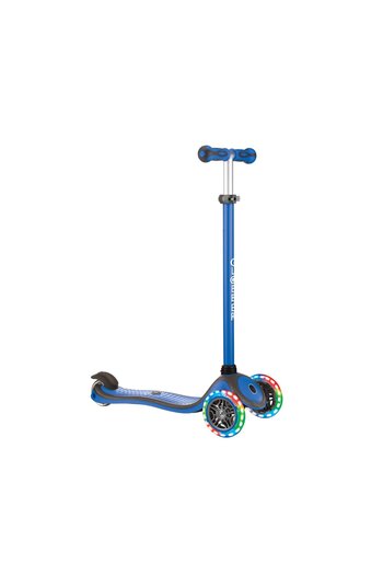 Globber Primo Plus Lighted Scooter - Navy Blue