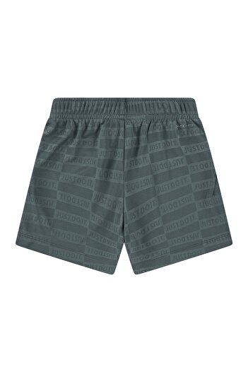 Nike Dri-FIT Just Do It All Over Printed Textured Shorts - Vintage Green