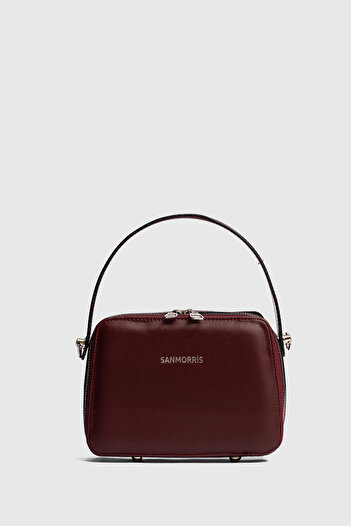 Sanmorris Sn 1427 Women's Hand Shoulder Bag Arm Bag Claret Red