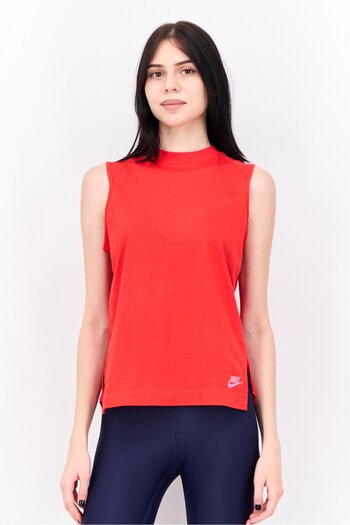 Nike Women Sportswear Fit Sleeveless Training Tank Top, Red