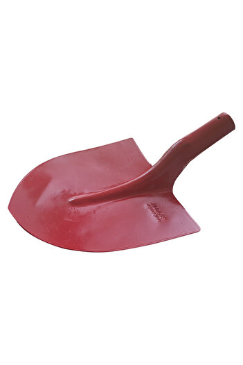 flores Forged round shovel, without handle, red, 290 x 300 mm