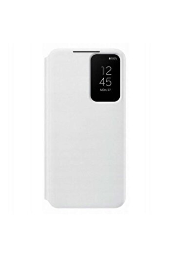 OEM Husă Samsung Smart Clear View pentru Samsung Galaxy S22 Plus, albă