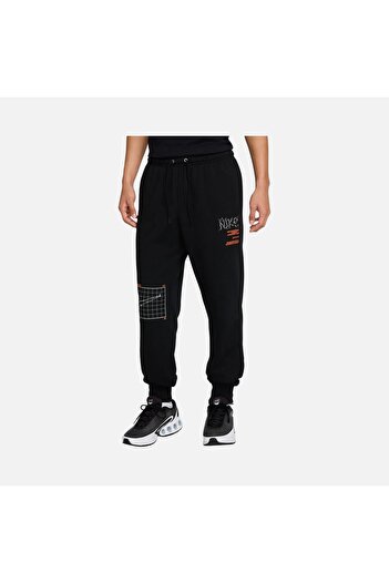 Nike Ανδρικό παντελόνι αθλητικής φόρμας Sportswear Club French Terry Moon Graphics hj2512