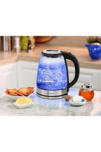 Crown Crw-7204 Glass Kettle Electric Heater