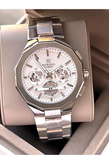 Reward Steel Strap 5 Atm Water Resistant Men's Wristwatch Vs.Blkt.0517