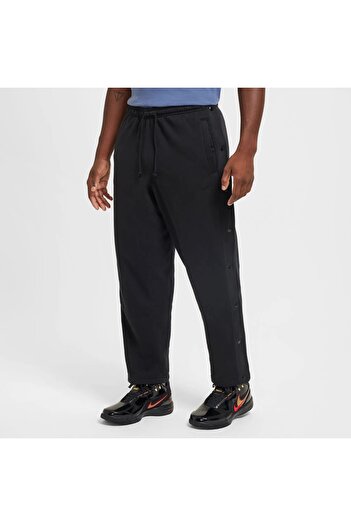 Nike Ανδρικό μαύρο παντελόνι με φλις στο πλάι LeBron James Therma-FIT Issue Pant TA fz1036-010