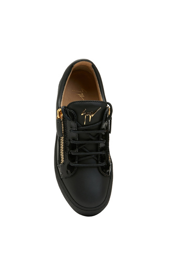 Giuseppe zanotti Siyah Logolu Kadın Deri Sneaker