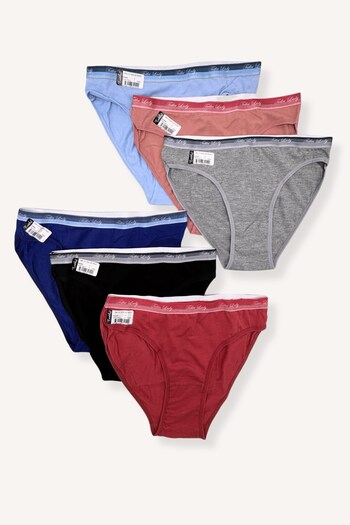 Tutku Pachet de 12 chiloți bikini LADY Combinație 0591