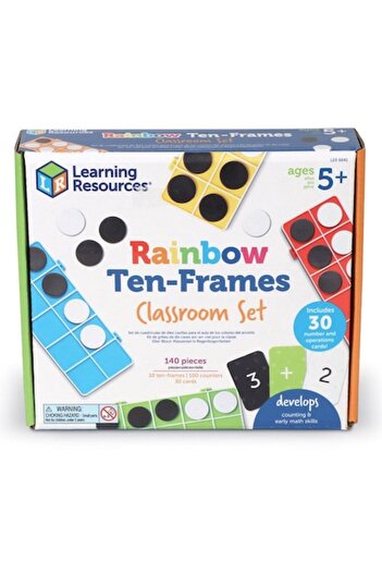 Learning Resources Educational Game Learning Resources - Base Models in 10, Rainbow