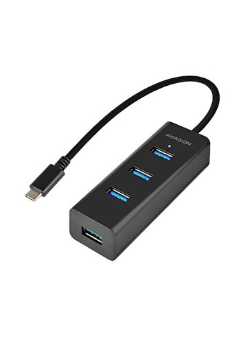 Axagon Hub USB HUE-S2C, 4x USB 3.0, micro USB Type-C charging