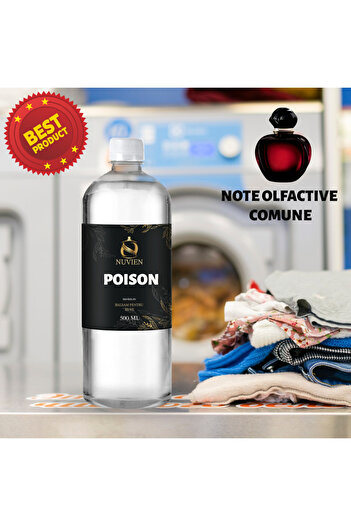 Nuvien Concentrated Fabric Conditioner, 500ml, scent inspired by Hypnotic Poison – Dior
