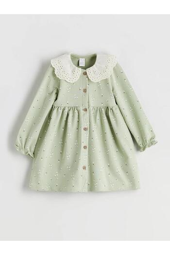 LC Waikiki Lcw Baby Baby Girl Dress with Baby Collar Floral (W5)
