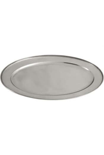 Saporoso Tavă ovală de servire din oțel inoxidabil, 392x262 mm,