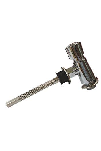 flores Urinal Faucet with Timer, Glossy Chrome