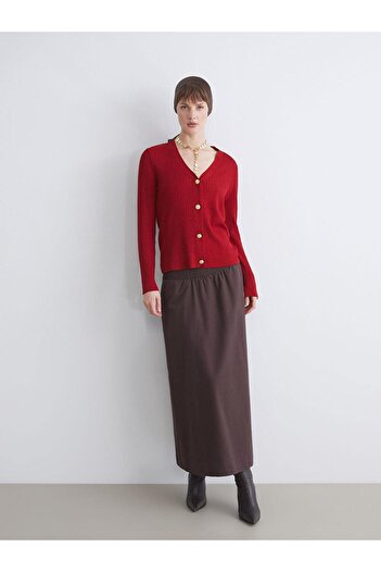 LC Waikiki V-Neck Women's Knitwear Cardigan (W5)