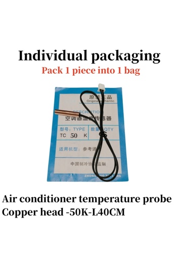 Choice5 Copper head 50K TZW 1PCS Air Conditioning Temperature Sensor 5K 10K 15K 20K 50K 100K Conditioner Tu