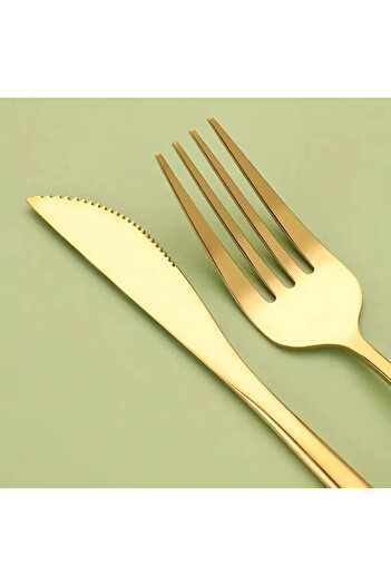LIXADA 30-Piece Stainless Steel Knife Fork Spoon Full Set Silver for Home Office Restaurant Hotel Silver