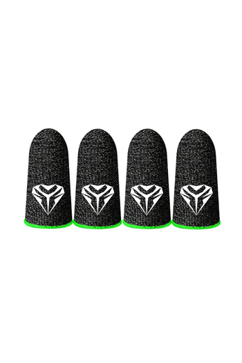 Choice8 2Pairs Green 1-10 Pairs Thumb Gloves Touch Screen Finger Cots Sweatproof for PUBG Mobile Game Access