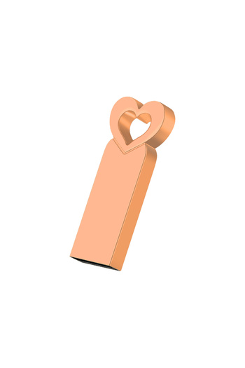 Choice 4GB Rose gold JASTER High Speed USB Flash Drives 64GB Cute Heart Pen Drive 32GB Rose Gloden Memory S