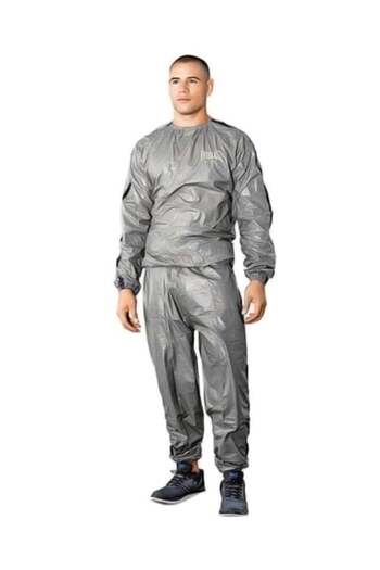 EVERLAST Sauna Suit, Antimicrobial, Grey, XL/XXL