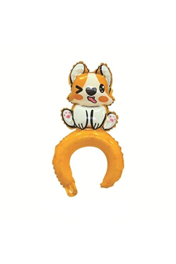 Terra Foil Balloon Headband, Crown Type, Dog Model