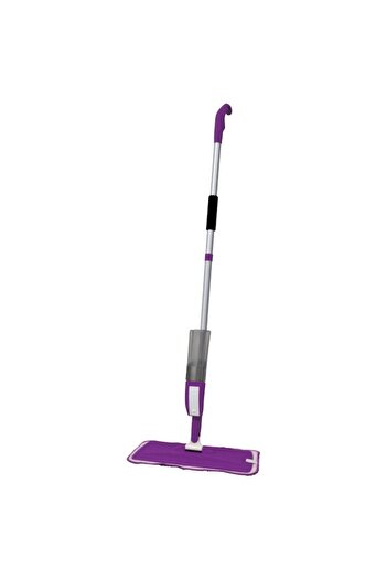 victron Mop 2 in 1 Spray mop, cu racleta pentru geamuri, Mov