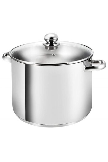 OEM Stainless Steel Pot with Glass Lid, 16L, SWBSAGR2130