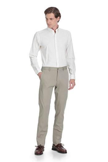 Hatemoğlu Green Relaxed Fit Cotton Side Pocket Jogger Pants