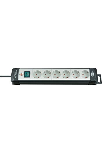 Brennenstuhl Premium-Line extension cord 6 sockets, switch, 3m