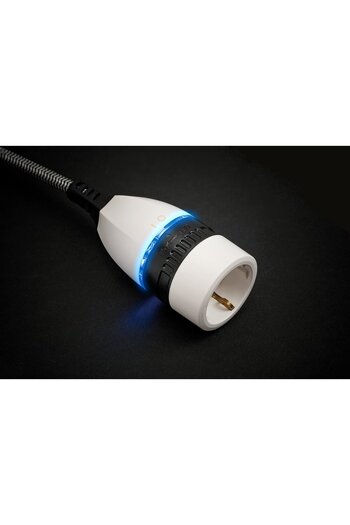 Brennenstuhl Brennenstuhl textile extension cord, illuminated rotary switch, 5m