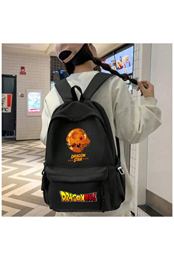 Touz Moda Унісекс шкільний рюкзак з принтом аніме Dragon Ball