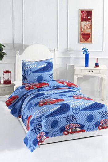 Çeyiz Diyarı Ultrasonic Quilted Speed Single Bedspread Blue