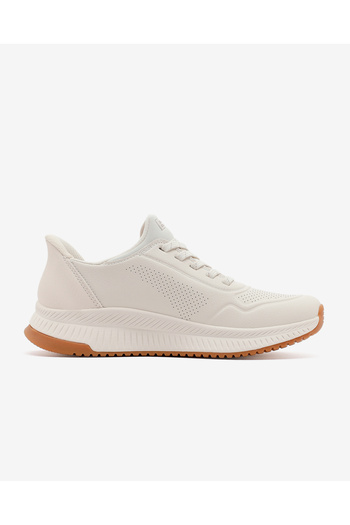 SKECHERS Bobs Squad 4 Key Look Women's White Sports Shoes 117740 Wht