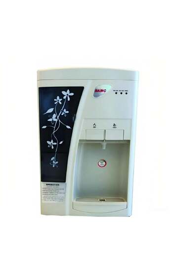 BASIC Basic Table Top Water Cooler 7L 2 Taps Top Filling - Hot/Cold - White - BWD-TYR3