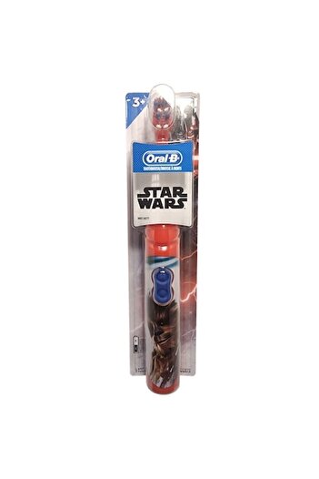 Oral-B Electric Toothbrush for Kids, Oral-B, Star Wars, Chewbacca, 9600 oscillations/min, 3+ Years, Soft, R