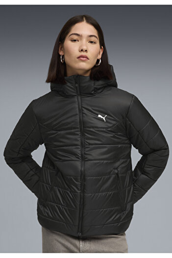 Puma Dámská prošívaná bunda Essentials s kapucí