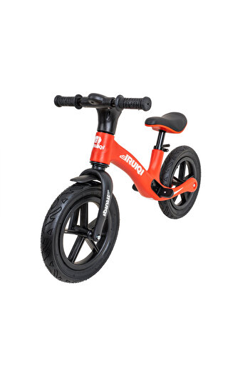 Z-Tools IRUIQI children's balance bike, rubber wheels and adjustable seat, +3 years, black and red ZTS9454