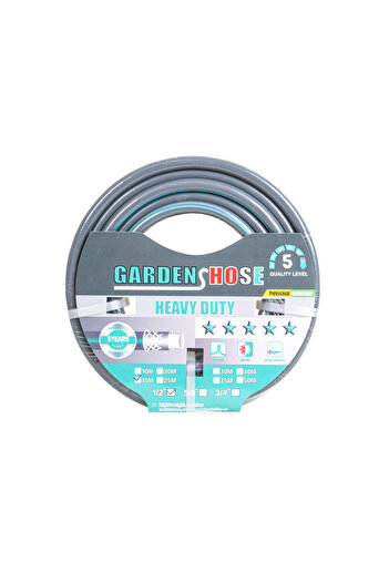 Z-Tools Garden hose, reinforced, with 1/2 insert, 15 meters, flexible, resistant to UV and cold ZTS8538