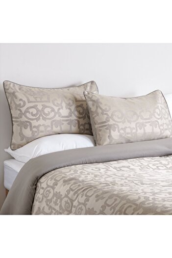 Cottage damask grey 3pcs full size comforter set 160*220cm