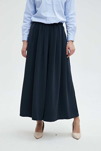 Nichii Women's Wide-Leg Solid Skirt Pant