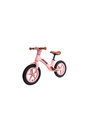 Z-Tools IRUIQI children's balance bike, rubber wheels and adjustable seat, +3 years, pink / ZTS8454