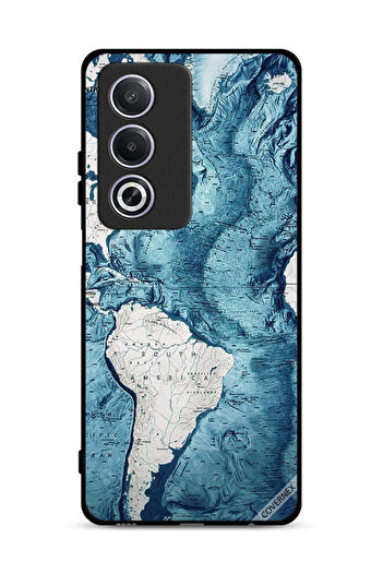 Covernex غطاء حماية لهاتف Oppo A3 Pro 5G برسومات خريطة فنية