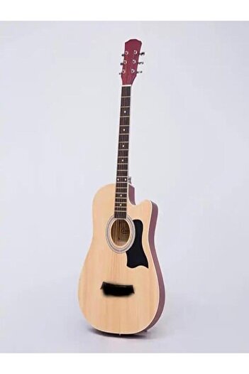 MegArya Handcrafted Acoustic Guitar 38 Inch For Beginner Made By Veneer Solid Wood Board
